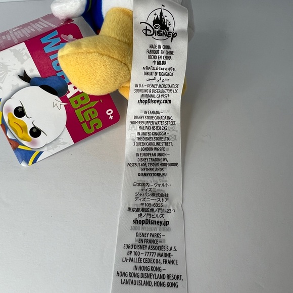 Disney Donald Duck Wishables Plush Stuffed Animal New Old Stock WITH TAGS - Picture 3 of 11